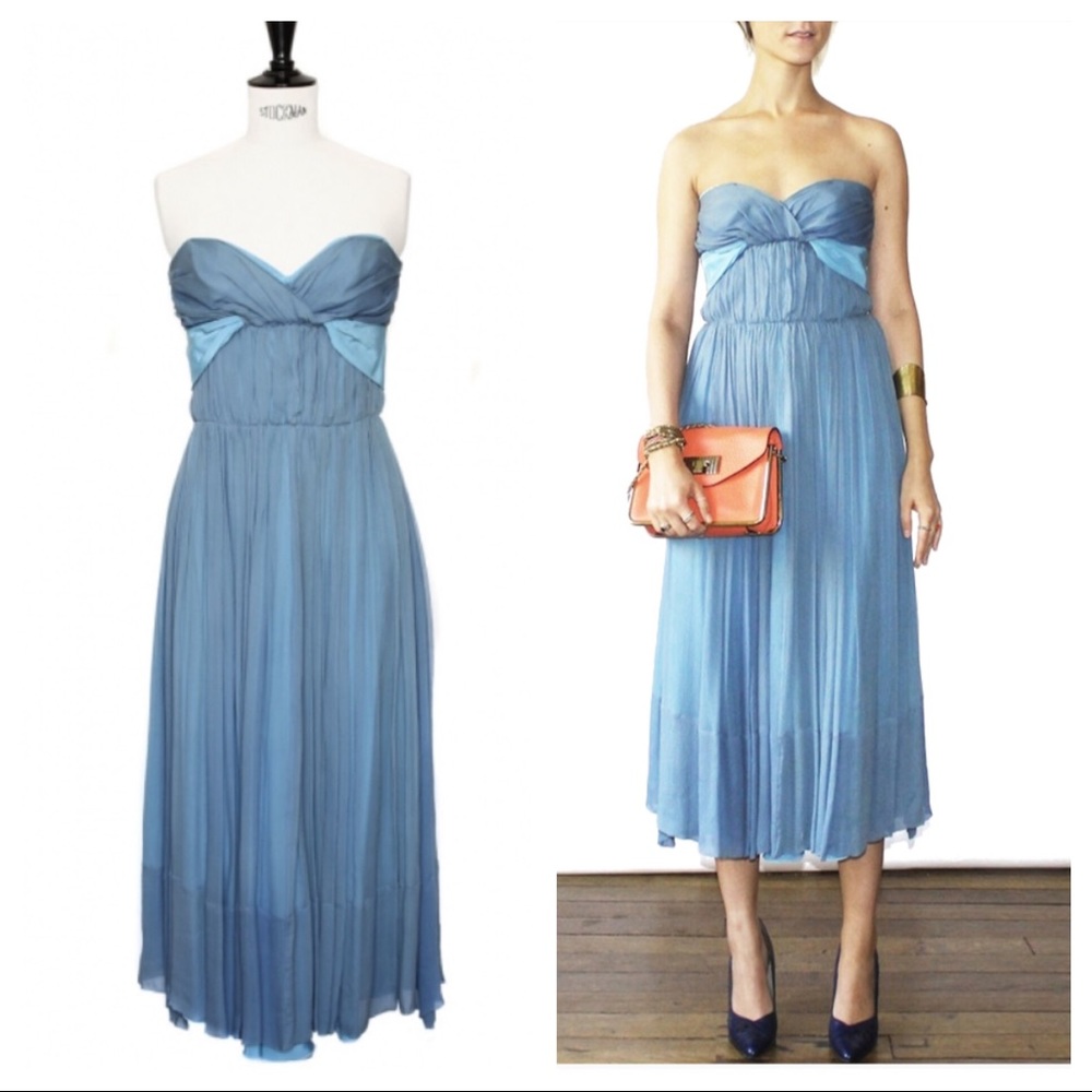 Chloe Phoebe Philo Chiffon Silk Dress